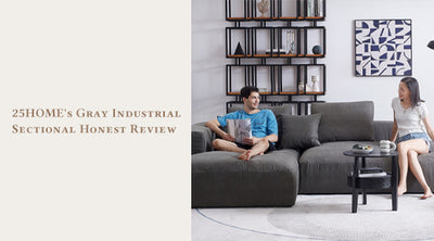 In-Depth Review of 25HOME's Salo Antique Gray Industrial Sectional | A Comprehensive Examination of Over 6 Tests