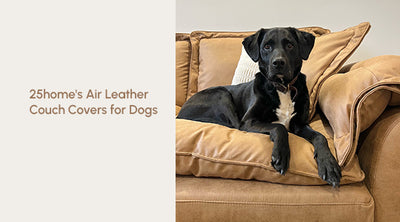 25home's Air Leather Couch Covers for Dogs
