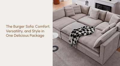 The Burger Sofa: Comfort, Versatility, and Style in One Delicious Package