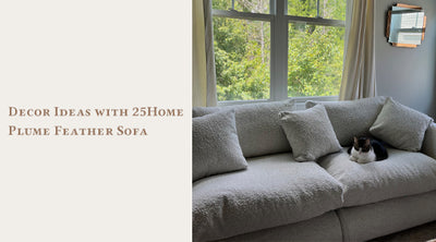 Unveiling the Plume Feather Sofa by 25home: Your Epitome of Comfort and Versatility