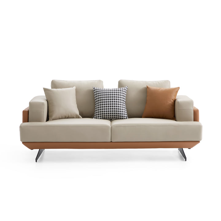 Amber Genuine Leather Sofa