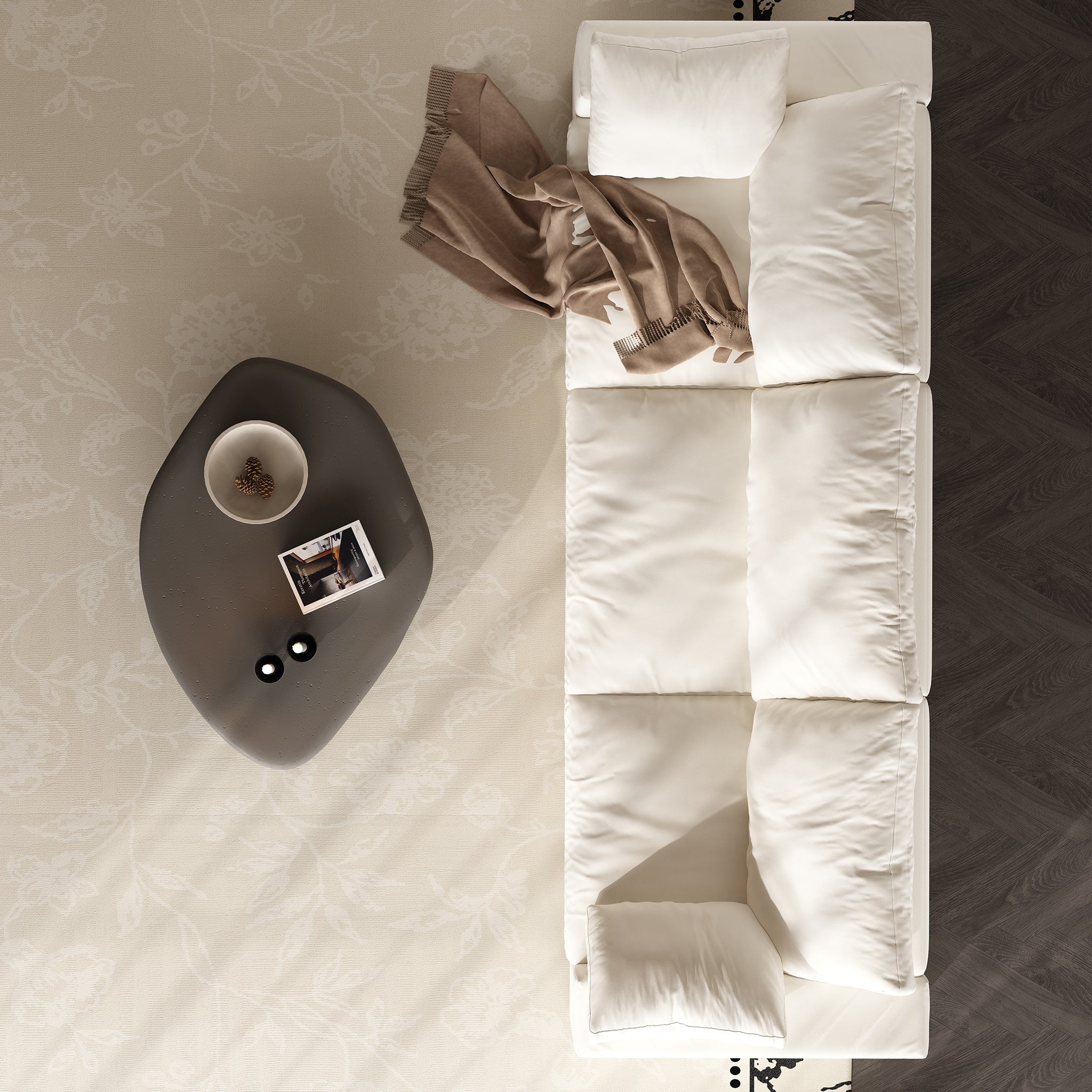 Lunna Modular Sofa and Ottoman