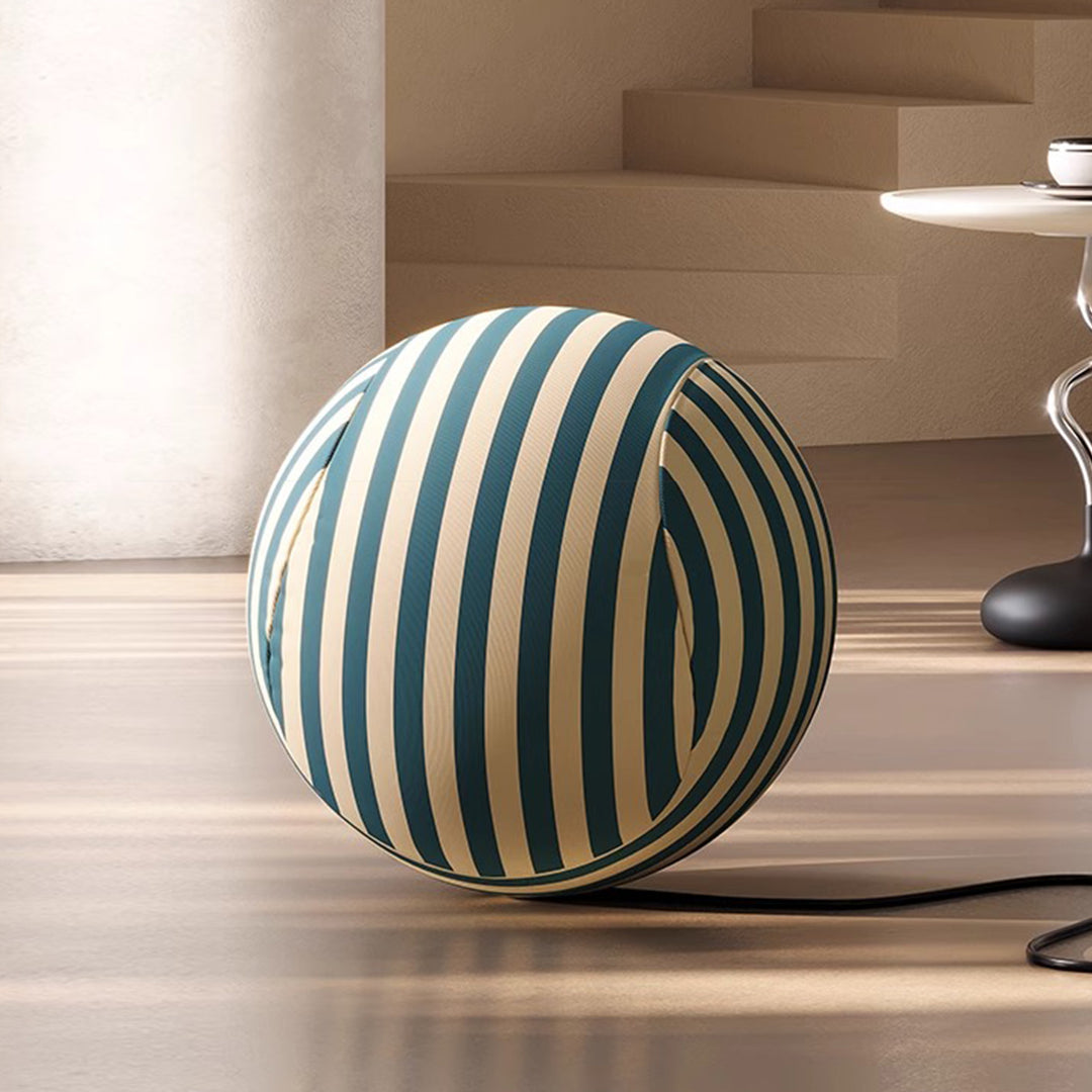 Stripe La Mamma UP Armchair and Ottoman